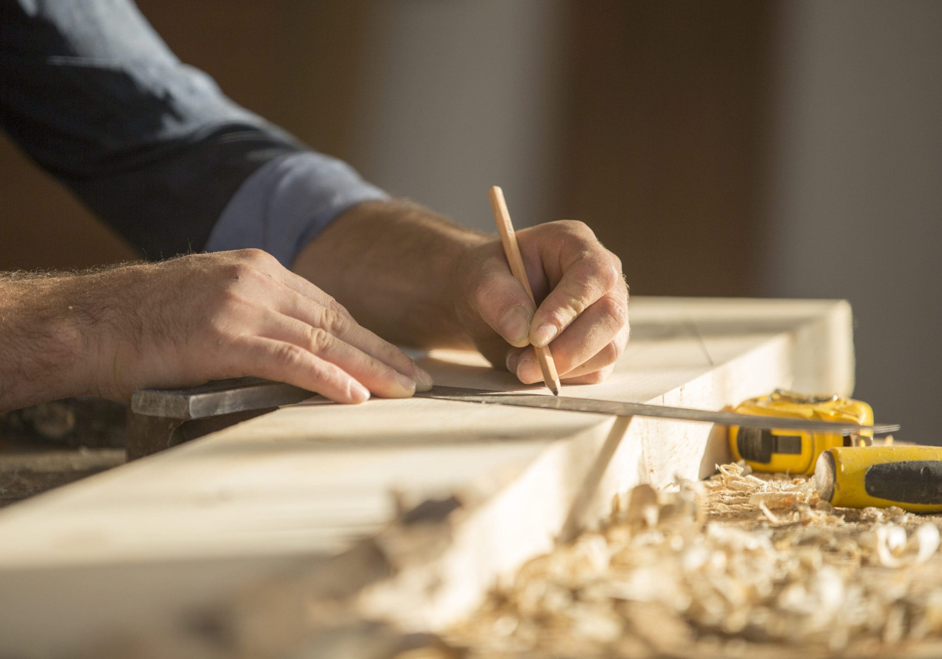 Carpenter at work